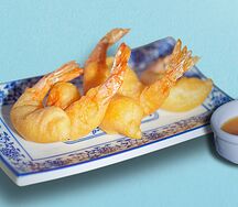 Креветки темпура