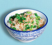 Рис с овощами и яйцом