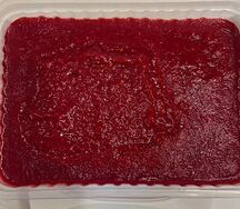 Малиновое пюре с сахаром