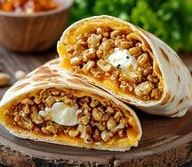 Бртуч с сыром, медом и орехом 