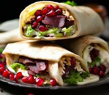 Бртуч с бастурмой и гранатом