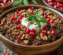 Восхитительный авелук с гранатом и орехом