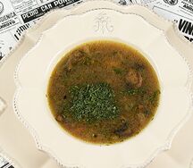 Суп картофельный с грибами