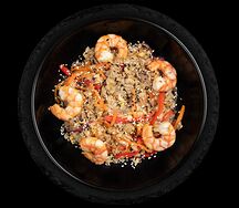 Тяхан с креветками