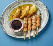 Морские гребешки с фенхелем и соусом порто