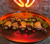 Рулетики из баклажана 