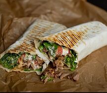 Мини-шаурма с говядиной