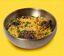 Жареный чиз рамен с говядиной