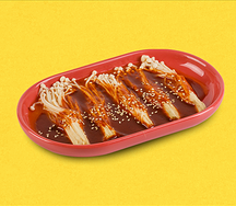 Эноки в кисло-сладком соусе