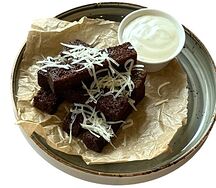 Бородинские гренки с пармезаном 