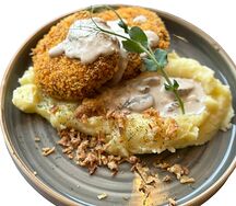 Котлеты из щуки с картофельным пюре