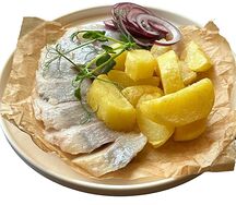 Сельдь с картофелем
