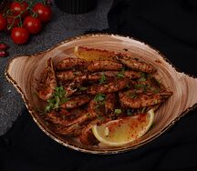Креветки жареные