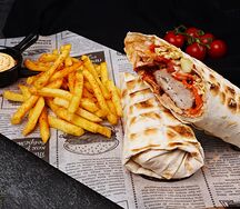 Люля из курицы в лаваше