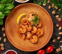 Креветки жареные