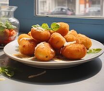 Жареная моцарелла 