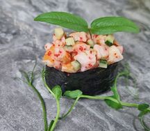 Сливочные суши с креветкой