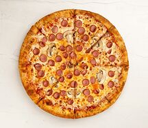 Сосиски с грибами 30см