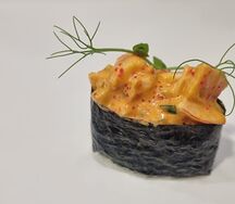 Спайси-суши с угрем