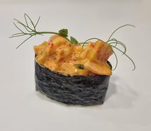 Спайси-суши с мидиями