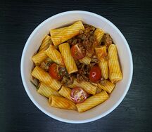 Паста с говядиной