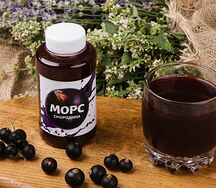 Морс с черной смородиной