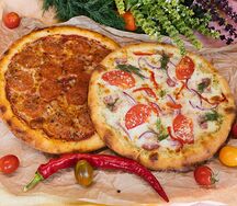 Пицца Пепперони и пицца Панчетта