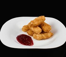 Сырные палочки с вареньем