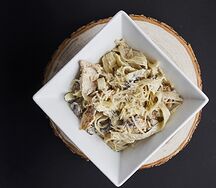 Феттуччине с курицей