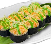 Запечённая креветка ролл