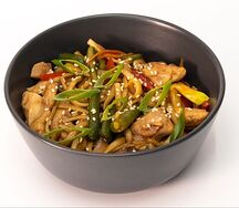 Удон с курицей