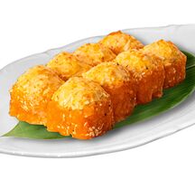 Краб-спайси запеченный ролл