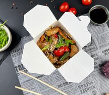 Удон Курица в соусе терияки