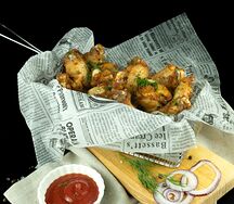 Крылья с соусом