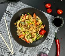 Удон с морепродуктами