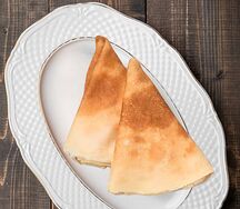 Пшеничные блинчики с деревенским маслом