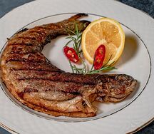 Адлерская форель на углях