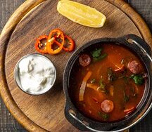 Батина солянка из трех видов мяса