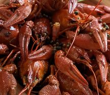 Раки жаренные в пиве с 5 перцами