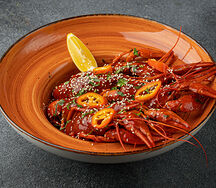 Раки в соусе BBQ