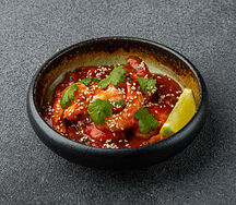 Тигровые креветки в тайском соусе