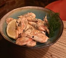 Креветки в сливочно-медовом соусе