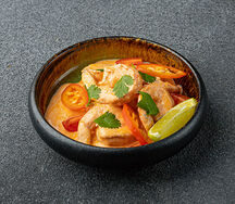 Тигровые креветки в соусе Том ям