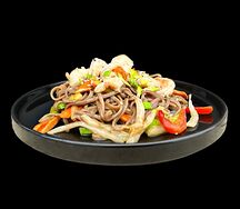 Якисоба с креветкой