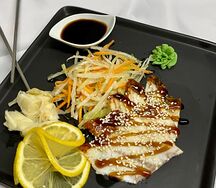 Сашими из копченого угря