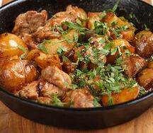 Жаркое Куриное с овощами 