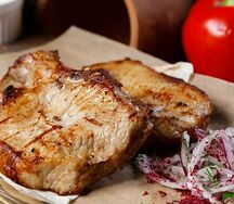Шашлык из свиной корейки Антрекот