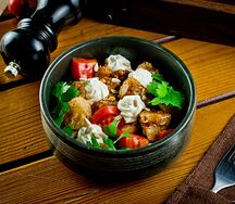 Салат Хрустящие баклажаны 