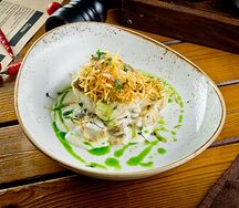 Судак с картофелем бэби 