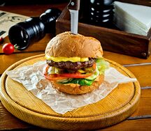 Бургер с говядиной 